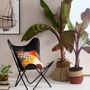 Lounge chairs - Armchair California Leather Black - KARE DESIGN GMBH