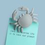 Decorative objects - Sea Crab Magnet: New Ocean Collection Eco-Friendly Materials Magnet Toys Kids - QUALY DESIGN OFFICIAL