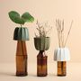 Vases - Cacvase Vase à bouchon à vis : New Earth Collection Matériaux respectueux de l'environnement Vase Cactus Décoration Bureau Cuisine Plante - QUALY DESIGN OFFICIAL