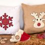 Other Christmas decorations - It's already Christmas embroidered cushions - ATELIER COSTÀ