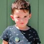 Children's apparel - Badge Boy Les Minis Fusée - LES MINIS D'EMILIE FIALA