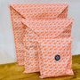 Objets personnalisables - Emballage Cadeau - Pochettes réutilisables - Lot 3 formats - ON S'EMBALLE À LA FRANÇAISE