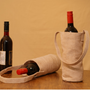 Caskets and boxes - Wine bottle bag with handle - CRAFTPAIR