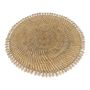 Table mat - Placemat shell white wash Fiji - EARTHWARE