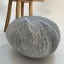 Fabric cushions - Felted wool floor cushion - Pierre Collection - L'ATELIER DES CREATEURS