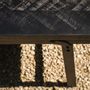 Benches - The Herringbone Bench - Black - 110 - BAZAR BIZAR - COASTAL LIVING