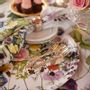 Table linen - Flower garden Linen table cloth 145x220 cm-Made in Europe - KOUSTRUP & CO