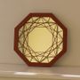 Mirrors - Art Deco Wall Mirror, Wood Frame Mirror - BHDECOR