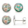 Jewelry - Silver Surgical Stainless Steel Studs - Jaipur (02764) - LES JOLIES D'EMILIE