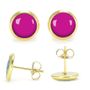 Jewelry - Flash Gold Surgical Stainless Steel Studs - Byzantin - LES JOLIES D'EMILIE