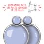 Jewelry - Nomade Puces silver Les Parisiennes Flash Lavande - LES JOLIES D'EMILIE