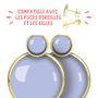 Jewelry - Nomade Puces gold Les Parisiennes Flash Lavande - LES JOLIES D'EMILIE