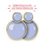 Jewelry - Nomade Billes gold Les Parisiennes Flash Lavande - LES JOLIES D'EMILIE