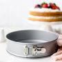 Platter and bowls - Cake pan with hinge Silver-Top - PATISSE | MALI'S