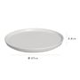 Everyday plates - NEO STONEWARE VIT DINNER PLATE - PORTO BRASIL CERÂMICA