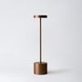 Wireless lamps - Cordless lamp LUXCIOLE Bronze Tall model - HISLE