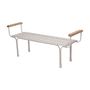 Benches for hospitalities & contracts - CHEQUE bench with armrest - ZARATE MANILA