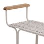 Benches for hospitalities & contracts - CHEQUE bench with armrest - ZARATE MANILA