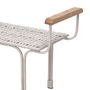 Benches for hospitalities & contracts - CHEQUE bench with armrest - ZARATE MANILA