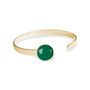 Jewelry - Thin bangle fully gilded with fine gold Les Parisiennes Flash Sapin - LES JOLIES D'EMILIE