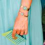 Jewelry - Medium bangle finishing touch all silver 925 Les Parisiennes Klimt - LES JOLIES D'EMILIE