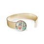 Jewelry - Medium bangle fully gilded with fine gold Les Parisiennes Jaipur - LES JOLIES D'EMILIE
