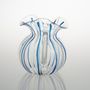 Carafes - 'Torcello' Blue Striped Pitcher - TUTTOATTACCATO