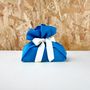 Cadeaux - Emballage cadeau Bleu réutilisable fabriqué en France et en matière coton - NILE® - NILE