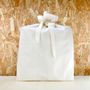 Gifts - Reusable ecru gift wrap made in France in cotton - NILE®. - NILE