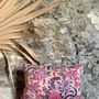 Fabric cushions - Anya pink floral cushion cover - TERRE AMBRÉE