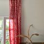 Curtains and window coverings - Ashna pink and white floral curtain - TERRE AMBRÉE