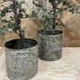 Pots de fleurs - Jardinières en zinc de différentes tailles et conceptions - BY ROOM