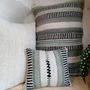 Fabric cushions - Handmade woven alpaca wool in caramel color heather ALP 05 - ANDI'ART