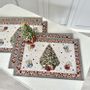 Kitchen linens - Christmas placemats. Tapestry table placemats - LIMASO