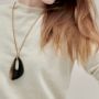 Jewelry - Collar triangle SM open brown horn - CATH•S