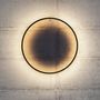 Design objects - ECLIPSE lamp - Black burnt wood - MAKERS.STORE BY DESIGNERBOX