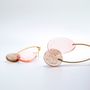 Gifts - Gold plated earrings glass Murano Artisan Elia collection - CHAMA NAVARRO