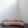 Sofas - Greenapple Sofa, Twins Sofa 4-Seat, Terracotta Jacquard, Handmade in Portugal - GREENAPPLE DESIGN INTERIORS