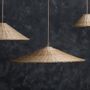 Ceiling lights - Rattan Topi Lamp - MAHE HOMEWARE