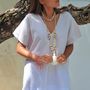 Apparel - Short beach kaftan Honolulu - MON ANGE LOUISE