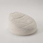 Comforters and pillows - Organic Cotton Fur Round Cushion - SAFO