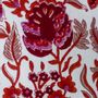 Fabric cushions - Esha pink and red floral cushion cover - TERRE AMBRÉE