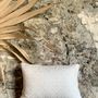 Fabric cushions - Bindu white ethnic cushion cover - TERRE AMBRÉE