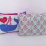 Fabric cushions - Pair of AMICI rectangular cushions - BACIO DEL MARINAIO