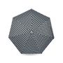 Objets design - Micro-parapluie solide vichy noir et anis - Wilton - ANATOLE