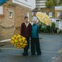 Design objects - Sturdy micro umbrella - yellow and midnight blue tweed - Finsbury - ANATOLE