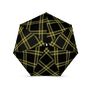Leather goods - Micro-umbrella - black and charteuse Tweed - ALWYNE - ANATOLE