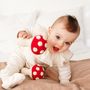 Kids accessories - LARGE IMITATION KIT - BABY RATTLE 100% ORGANIC COTON - MYUM - THE VEGGY TOYS