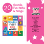 Jouets enfants - Mon livre sonore pour apprendre mes 100 premiers mots en anglais -Ditty Bird 100 Words - DITTY BIRD