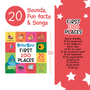 Accessoires enfants - Mon livre sonore pour apprendre mes 100 premiers lieux à découvrir en anglais -Ditty Bird First 100 Places - DITTY BIRD